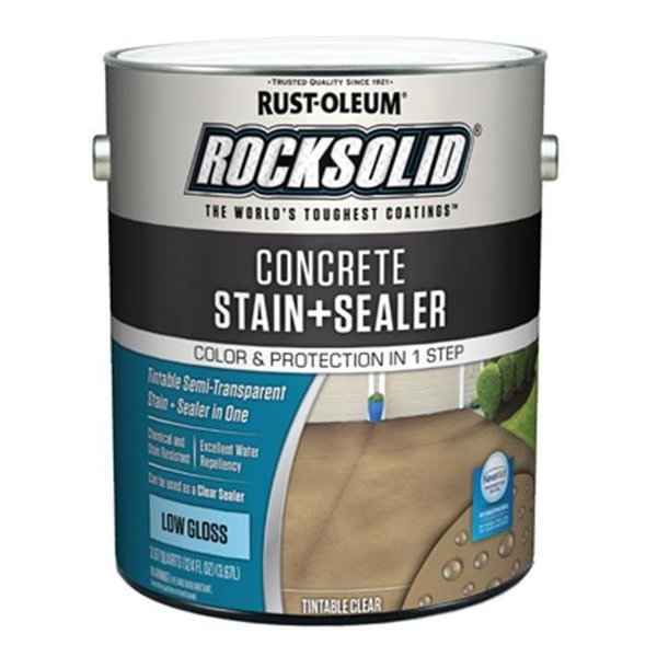Rust-Oleum Rust-Oleum 230232 1 gal Rocksolid Concrete Stain & Sealer - Low Gloss 230232